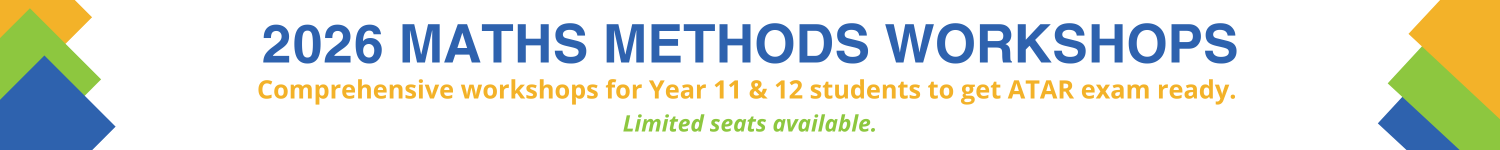 2026 MATHS METHODS WORKSHOP